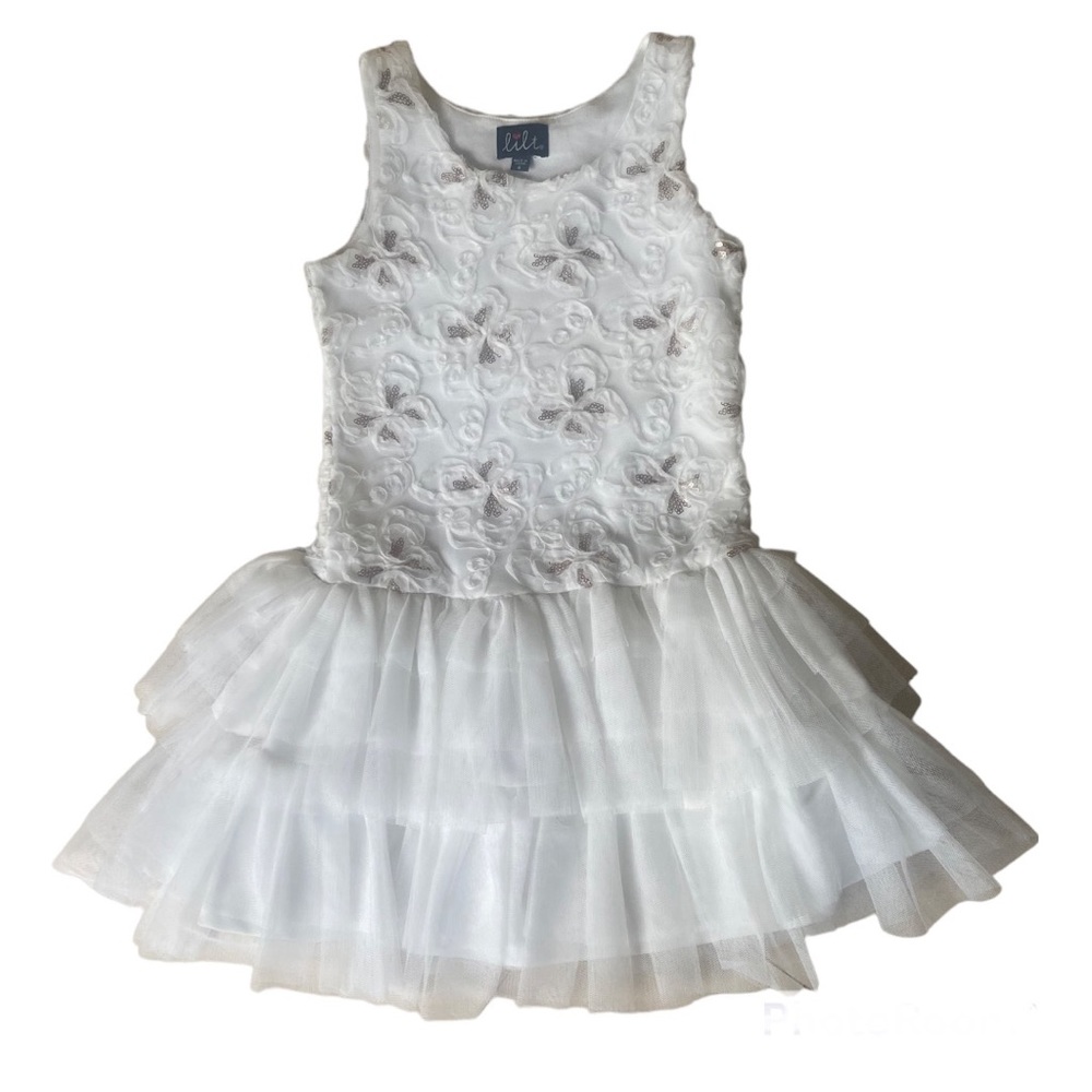 Off White Flower Girl Dress